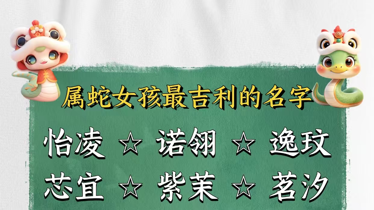 2025年蛇宝宝取名
